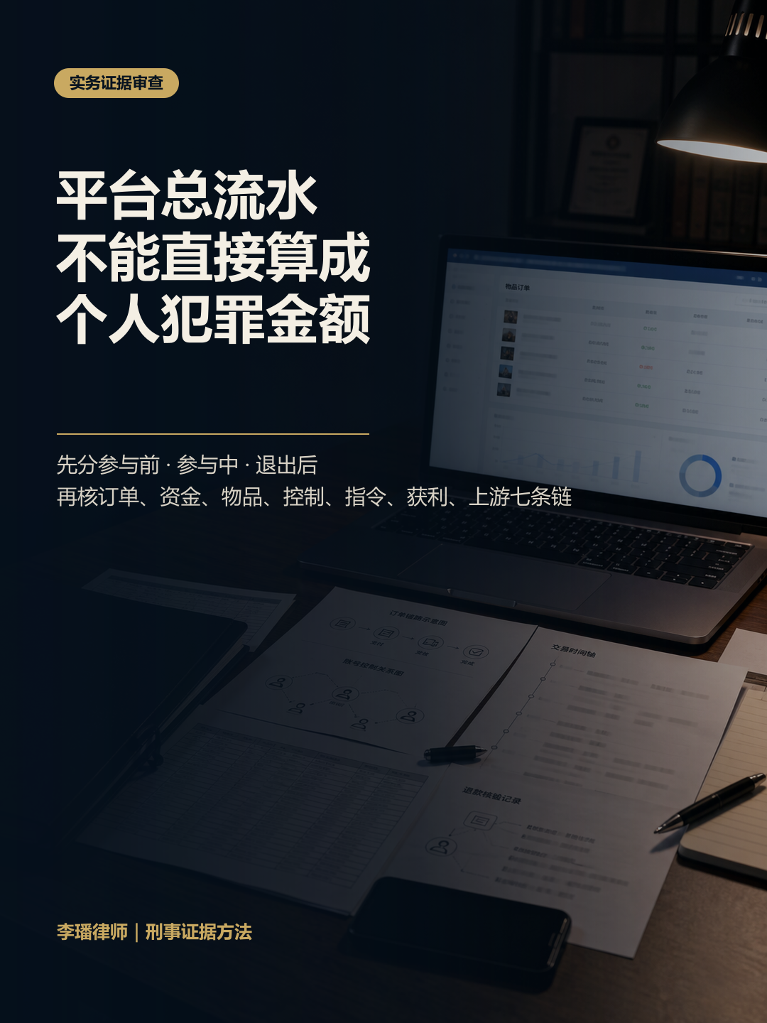 游戏交易平台流水与个人犯罪金额证据审查